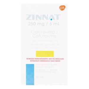 Zinnat 250 Mg Suspensión 70 Ml (3%+)(A)(Pae)