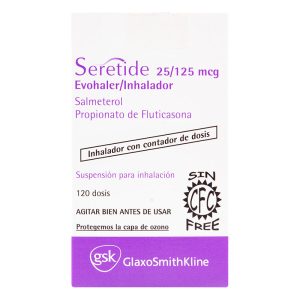 Seretide 25/125 Mg 120 Dosis Evo(3%+)(A)(Pae)