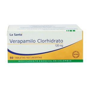 Verapamilo 120 Mg 50 Tabletas Ls