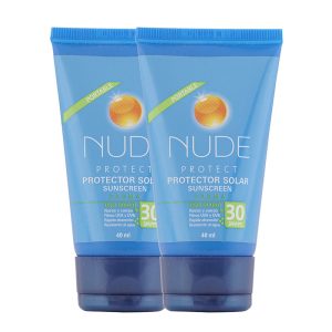 2 Protector Nude Spf 30 Portable 40Ml Precio Especial