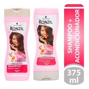Shampoo Konzil Seda Líquida 375 Ml + Aco 375 Ml Precio Especial