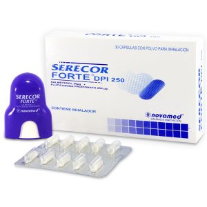 Serecor Forte Dpi 250/50Mg Inhalador 30 Cápsulas